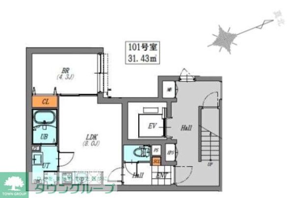 LUORE文京本駒込の物件間取画像